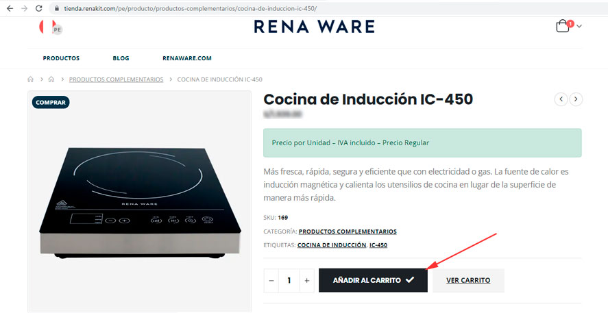Cómo comprar la cocina de inducción directamete a Rena Ware Perú